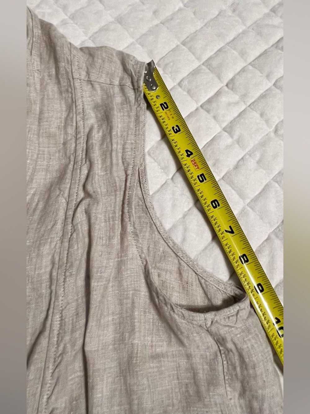 Tahari Long Linen Vest - Picture 10 of 11